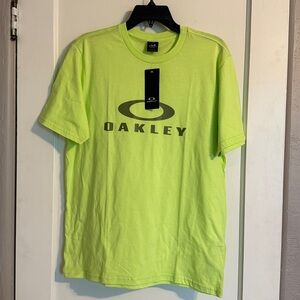 Oakley Lime Green Logo Tee